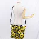 PRADA Tote Bag Nylon 2way Yellow Silver Auth 152402-26