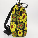 PRADA Tote Bag Nylon 2way Yellow Silver Auth 152402-3