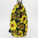 PRADA Tote Bag Nylon 2way Yellow Silver Auth 152402-4