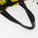 PRADA Tote Bag Nylon 2way Yellow Silver Auth 152402-7