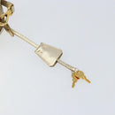 PRADA Shoulder Bag Safiano leather Gold Auth 152404-14