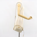 PRADA Shoulder Bag Safiano leather Gold Auth 152404-25