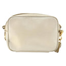PRADA Shoulder Bag Safiano leather Gold Auth 152404-3