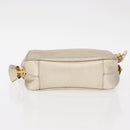 PRADA Shoulder Bag Safiano leather Gold Auth 152404-9
