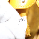 PRADA Hand Bag Safiano leather 2way Yellow Gold Auth 152405-12