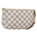 LOUIS VUITTON Damier Azur Pochette Accessoires Pouch N51986 LV Auth 152406V-1