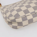 LOUIS VUITTON Damier Azur Pochette Accessoires Pouch N51986 LV Auth 152406V-15