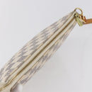 LOUIS VUITTON Damier Azur Pochette Accessoires Pouch N51986 LV Auth 152406V-6