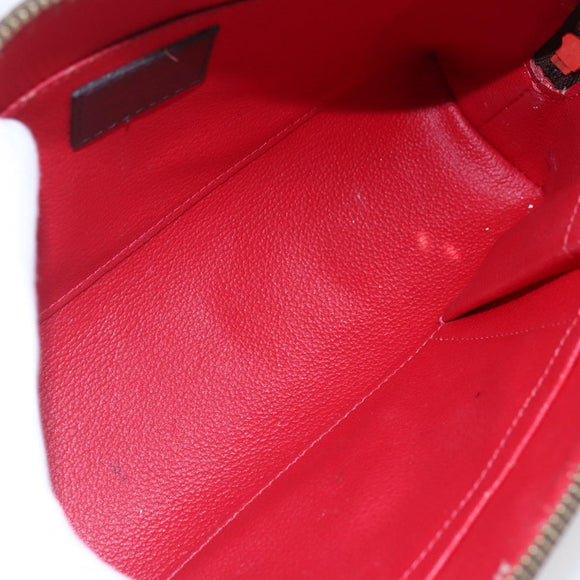LOUIS VUITTON Damier Ebene Pochette Cosmetic GM Pouch N23345 LV Auth 152407