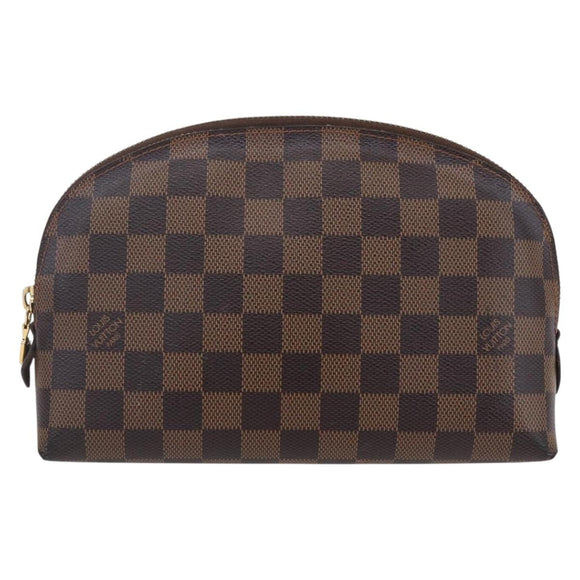 LOUIS VUITTON Damier Ebene Pochette Cosmetic GM Pouch N23345 LV Auth 152407