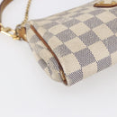 LOUIS VUITTON Damier Azur Eva Shoulder Bag 2way N55214 LV Auth 152408-16