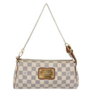 LOUIS VUITTON Damier Azur Eva Shoulder Bag 2way N55214 LV Auth 152408-13