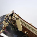 LOUIS VUITTON Multicolor Pochette Accessoires Pouch Black M92648 LV Auth 152410-10