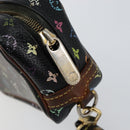 LOUIS VUITTON Monogram Multicolor Trousse Wapity Pouch Black M58034 Auth 152411-10