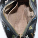 LOUIS VUITTON Monogram Multicolor Trousse Wapity Pouch Black M58034 Auth 152411-11