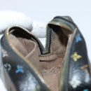 LOUIS VUITTON Monogram Multicolor Trousse Wapity Pouch Black M58034 Auth 152411-18