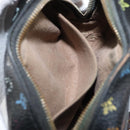 LOUIS VUITTON Monogram Multicolor Trousse Wapity Pouch Black M58034 Auth 152411-20