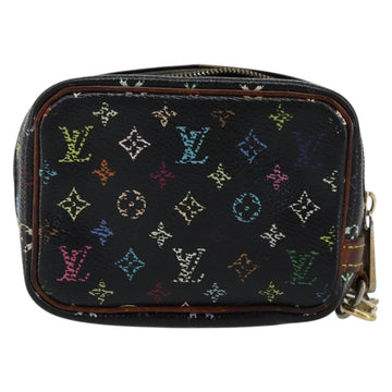 LOUIS VUITTON Monogram Multicolor Trousse Wapity Pouch Black M58034 Auth 152411 - 0