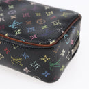 LOUIS VUITTON Monogram Multicolor Trousse Wapity Pouch Black M58034 Auth 152412-9