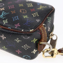 LOUIS VUITTON Monogram Multicolor Trousse Wapity Pouch Black M58034 Auth 152412-15
