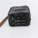 LOUIS VUITTON Monogram Multicolor Trousse Wapity Pouch Black M58034 Auth 152412-4