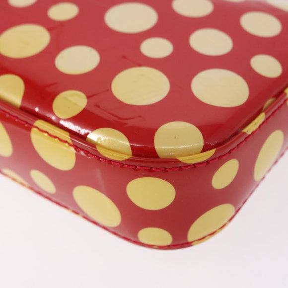 LOUIS VUITTON Vernis Dot Infini Pochette Accessoires Pouch M91428 Auth 152414V