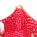 LOUIS VUITTON Vernis Dot Infini Pochette Accessoires Pouch M91428 Auth 152414V-21