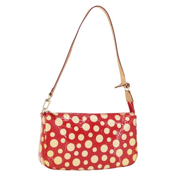 LOUIS VUITTON Vernis Dot Infini Pochette Accessoires Pouch M91428 Auth 152414SAV