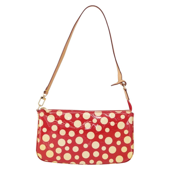 LOUIS VUITTON Vernis Dot Infini Pochette Accessoires Pouch M91428 Auth 152414V