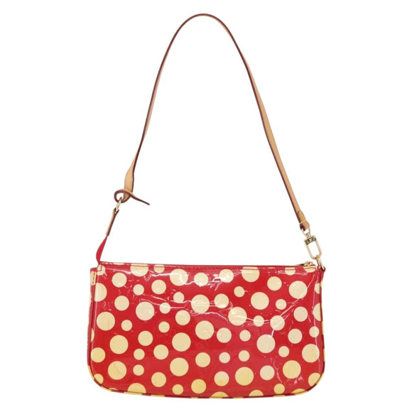 LOUIS VUITTON Vernis Dot Infini Pochette Accessoires Pouch M91428 Auth 152414V