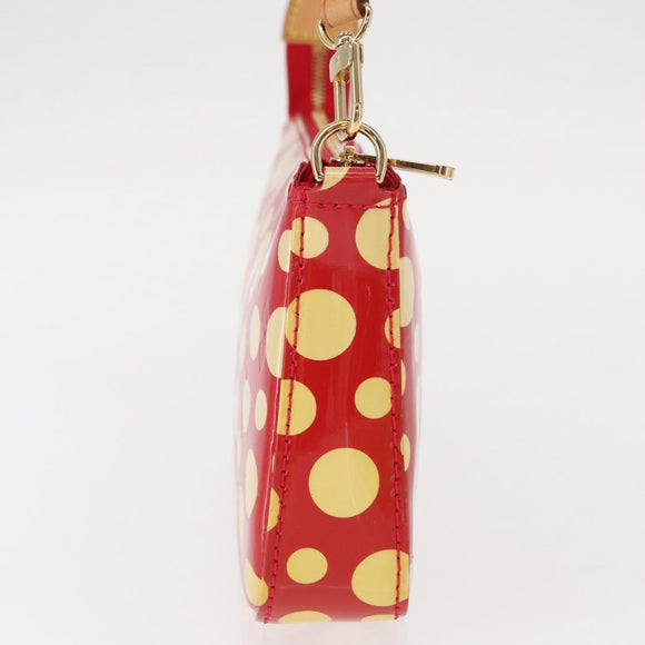 LOUIS VUITTON Vernis Dot Infini Pochette Accessoires Pouch M91428 Auth 152414V