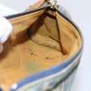 LOUIS VUITTON Monogram Denim Trousse Speedy GM Pouch Blue M95081 LV Auth 152415-17