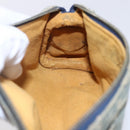 LOUIS VUITTON Monogram Denim Trousse Speedy GM Pouch Blue M95081 LV Auth 152415-18