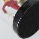 LOUIS VUITTON Snow Globe Pageboy Clear Red LV Auth 152416-10