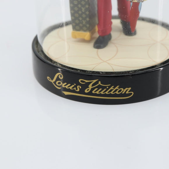 LOUIS VUITTON Snow Globe Pageboy Clear Red LV Auth 152416