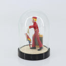 LOUIS VUITTON Snow Globe Pageboy Clear Red LV Auth 152416-3