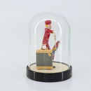 LOUIS VUITTON Snow Globe Pageboy Clear Red LV Auth 152416-4
