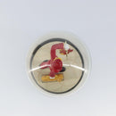 LOUIS VUITTON Snow Globe Pageboy Clear Red LV Auth 152416-5