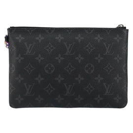 LOUIS VUITTON Monogram Eclipse Fragment iPhone Case M64433 LV Auth 152417 - 0