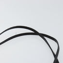 Miu Miu Gamaguchi Shoulder Bag Leather Beige Silver Auth 152418-8