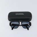 CHANEL Sunglasses plastic Black CC Auth 152425-12