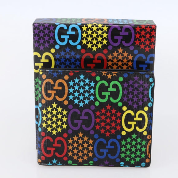 GUCCI GG Psychedelic Wallet Multicolor 601089 Auth 152426M