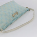 GUCCI GG Canvas Accessory Pouch Peppermint Gold 039 1103 Auth 152427-7