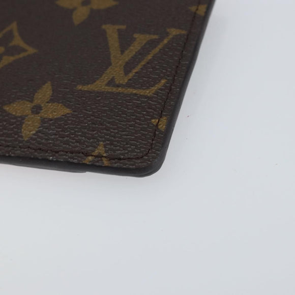 LOUIS VUITTON Monogram Porte Cartes Kimono Card Case Red M56172 LV Auth 152432