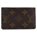 LOUIS VUITTON Monogram Porte Cartes Kimono Card Case Red M56172 LV Auth 152432-2