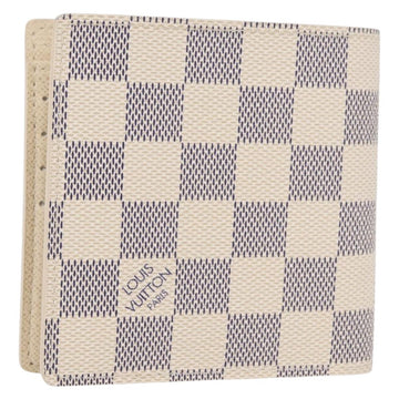 LOUIS VUITTON Damier Azur Porte Feuille Marco Bifold Wallet N60018 Auth 152433AV