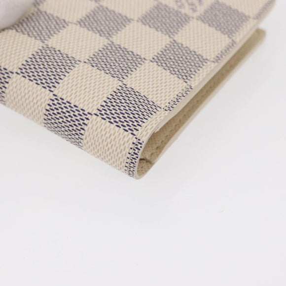 LOUIS VUITTON Damier Azur Porte Feuille Marco Bifold Wallet N60018 Auth 152433AV