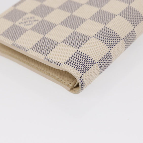 LOUIS VUITTON Damier Azur Porte Feuille Marco Bifold Wallet N60018 Auth 152433AV