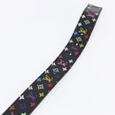 LOUIS VUITTON Multicolor Ceinture Belt Black LV Auth 152435-7