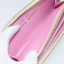 LOUIS VUITTON Monogram Multicolor Zippy Wallet Wallet White M60241 Auth 152436-10